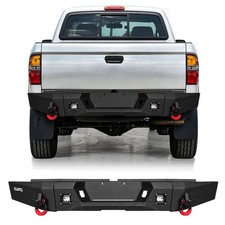 Vijay New Steel Rear Bumper Fits 1995-2004 Toyota Tacoma Wled Lights