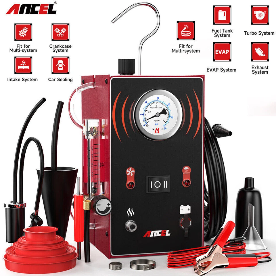 EVAP Machine Car Smoke Leak Detector Automotive Pipe System Vacuum Smoke Tester