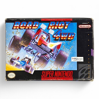 Nintendo SNES - Road Riot 4WD US mit OVP