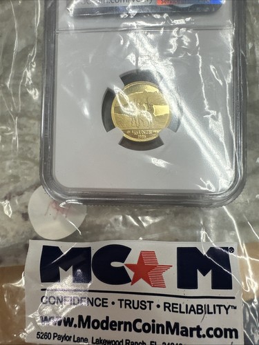 1986 Switzerland Gold "Eternal Pact" 1/10 Unze NGC PF69UC 3.11g .999 Gold - Picture 12 of 12