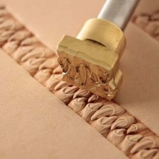 Leather stamp tool for leather craft DIY brass stamp #406 and #406Y - 2 stamps