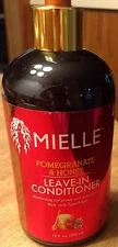 Mielle Pomegranate & Honey Leave In Conditioner 12 oz. NEW