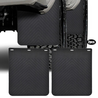 #ad #ad Universal Rubber Mud Flaps Splash Guards Mudflaps Van Truck Pickup Front or Rear $31.99