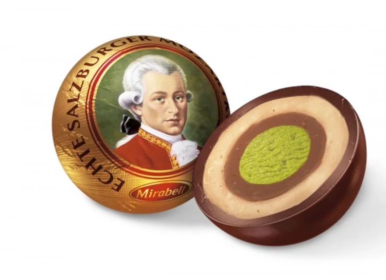 1.3kg MIRABELL MOZART KUGELN Luxury Austrian Marzipan Hazelnut Praline  Chocolate