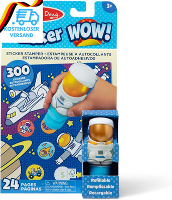 Melissa & Doug Sticker Wow! 24-Seitiger Aktivitätenblock Und Aufkleberstempel, 3