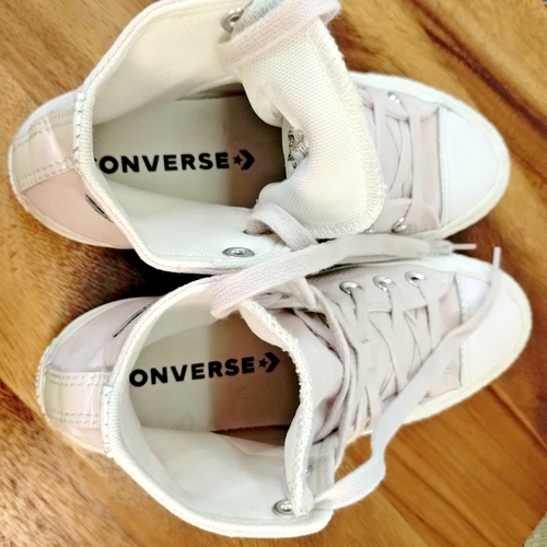 Converse Chuck Taylor All-star High top Sneakers Women's Size 5 Barely Rose NICE - Picture 7 of 11