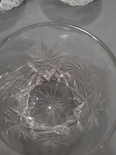 Set Of 11 Antique American Brilliant Period Cut Glass Whiskey Tumbler Excellent - Picture 4 of 10