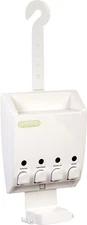 Ulti-Mate 4 Shower Caddy Shampoo and Soap Dispenser, 4 X 14.5 Fl. Oz, White