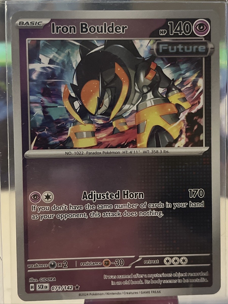 Iron Boulder | 071/142 | Reverse Holo | Pokemon Stellar Crown NM | eBay