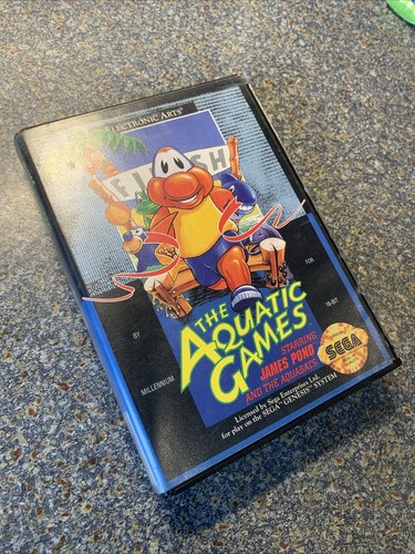 Aquatic Games: Starring James Pond and the Aquabats (Sega Megadrive) *NO MANUAL* - Picture 2 of 12