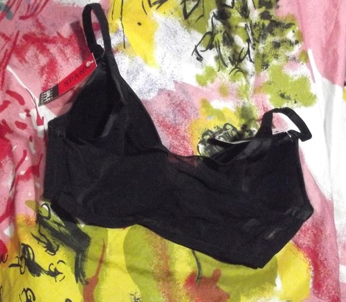 NEW SPANX 1489 BK BRA-VO BACK SMOOTHING POWER MESH UNDERWIRE BRA 32D - Picture 2 of 2