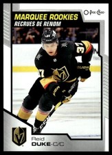 2020-21 Upper Deck 2020-21 O-Pee-Chee Update Reid Duke Rookie Vegas Golden