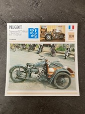 CARTE FICHE MOTO collection ATLAS PEUGEOT TRIPORTEURS 53 TN 98CM3 57 TN 125CM3
