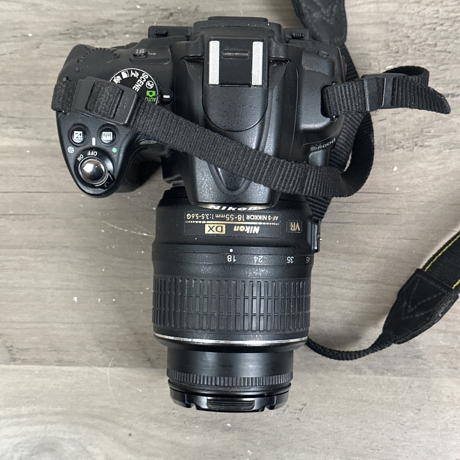 Nikon D5000 Digital SLR Camera w/AFS DX Nikkor 1855mm VG + 5760 Shutter Count eBay