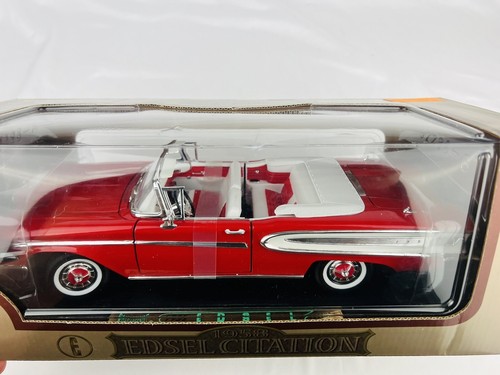 ROAD LEGENDS COLLECTION ROSSO 1958 EDSEL CITAZIONE CONVERTIBILE 1:18 PRESSOFUSO IN SCATOLA - Foto 5 di 11