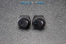 2 PCS ROUND ON OFF ROCKER SWITCH MINI TOGGLE BLUE LED 3/4 MOUNT HOLE EC-1103ABL