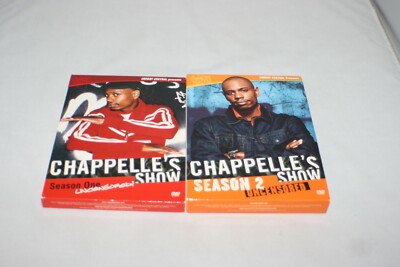 Chappelle's Show Season One & Two 1 & 2 DVD Lot Dave Uncensored