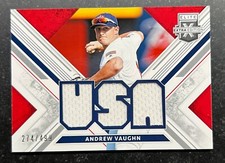 2019 Elite Extra Edition USA Materials Black Andrew Vaughn 274/499