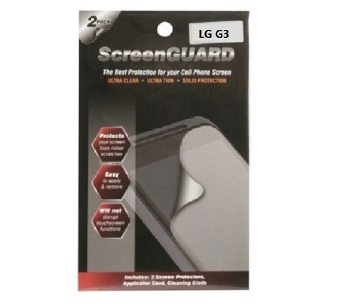 LG G3 ScreenGUARD Screen Protector - 2 Pack - Retail Package