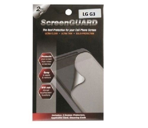 LG G3 ScreenGUARD Screen Protector - 2 Pack - Retail Package - Picture 1 of 2