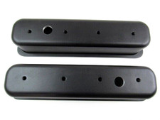 1986-up Chevy Vortec Center Bolt Aluminum Valve Cover Set Black E41025bk