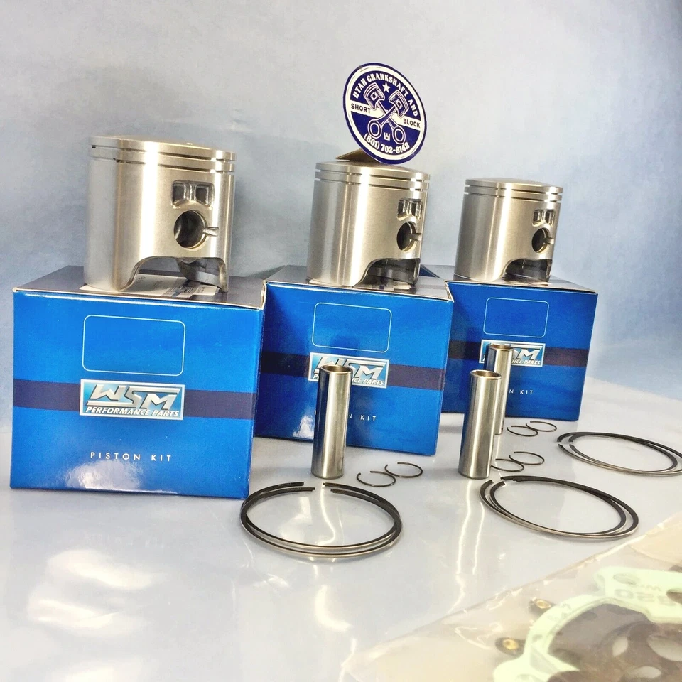 NUEVO KIT DE RECONSTRUCCIÓN POLARIS 780 .50 SOBRE 71.80mm WSM TOP END 1995-1997 SLT SLX Foto 2 de 4