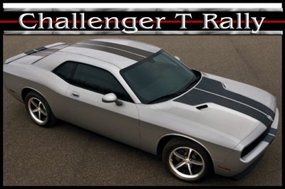 DODGE CHALLENGER FRONT ANGLE DUEL STRIPES KIT 2008//2010 3M GRAPHIC FACTORYSTRIPE