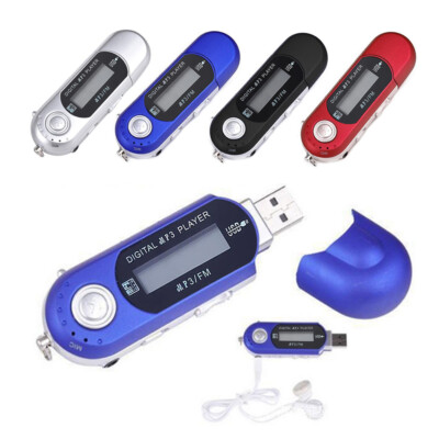 Portable USB Digital MP3 Player Music FM Radio LCD Screen Support 32G TF Card US