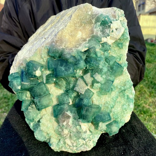 11.67LB Fluorite Green Crystal Specimen Crystal quartz Healing BEAUTIFUL. - Picture 2 of 19