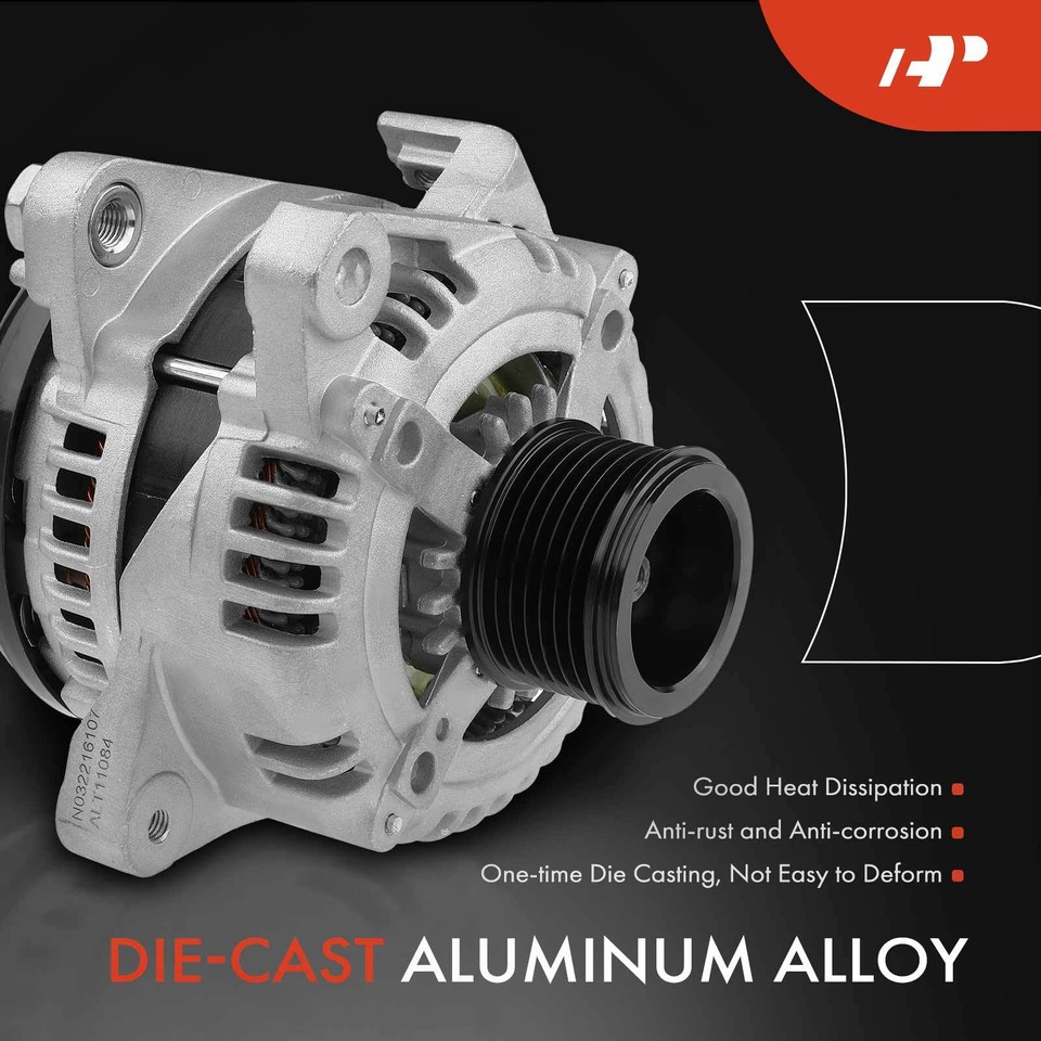A-Tech 12V Alternator For Honda Odyssey Pilot Ridgeline 08-11 & Acura RL TL TSX ZDX MDX 09-14 – 11391N