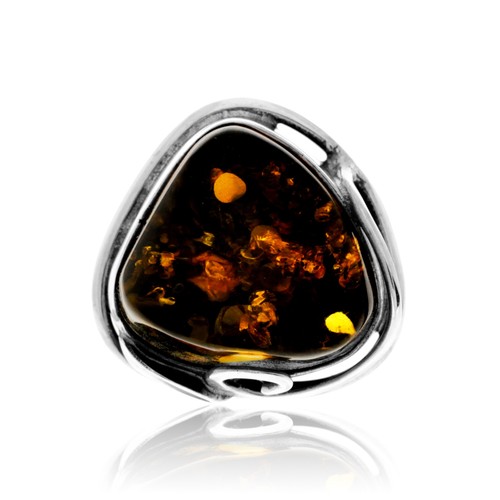 Bracelet Argent 925 Et Ambre Baltique – Véritable – Exclusivité Fleurs – Chaîne – Pologne