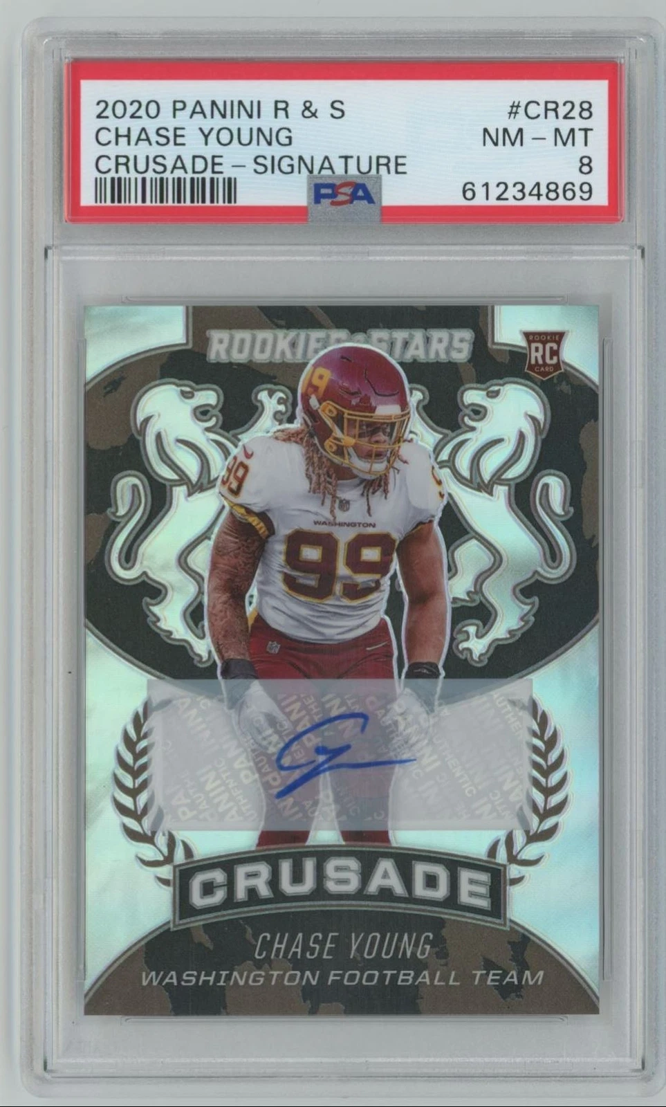 Chase Young Panini Rookies & Stars Crusade #CR28 Signature
