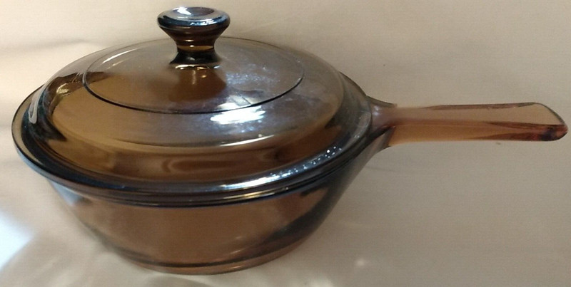 Corelle Visions Vision Amber Saucepan & Lid 6 inch saucepan 0.5 liter Lid P81C