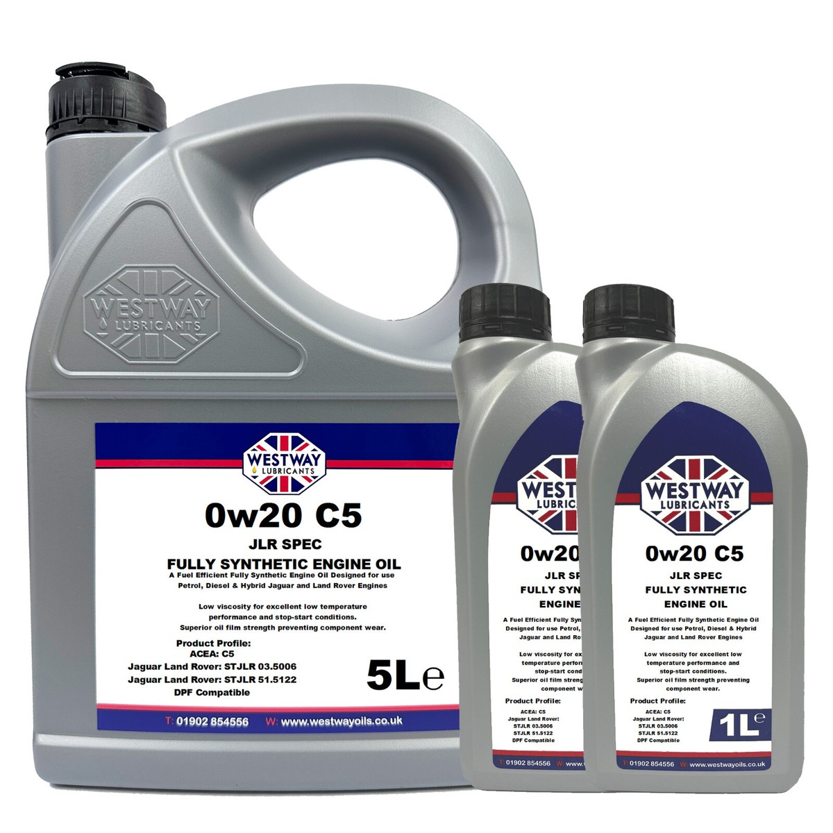 7L 0W20 C5 Fully Synthetic Engine Oil STJLR.03.5006 7 Litres | eBay UK