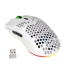 2.4G Wireless Gaming Mouse RGB Lighting Charging Mouse  with Adjustable DPI…