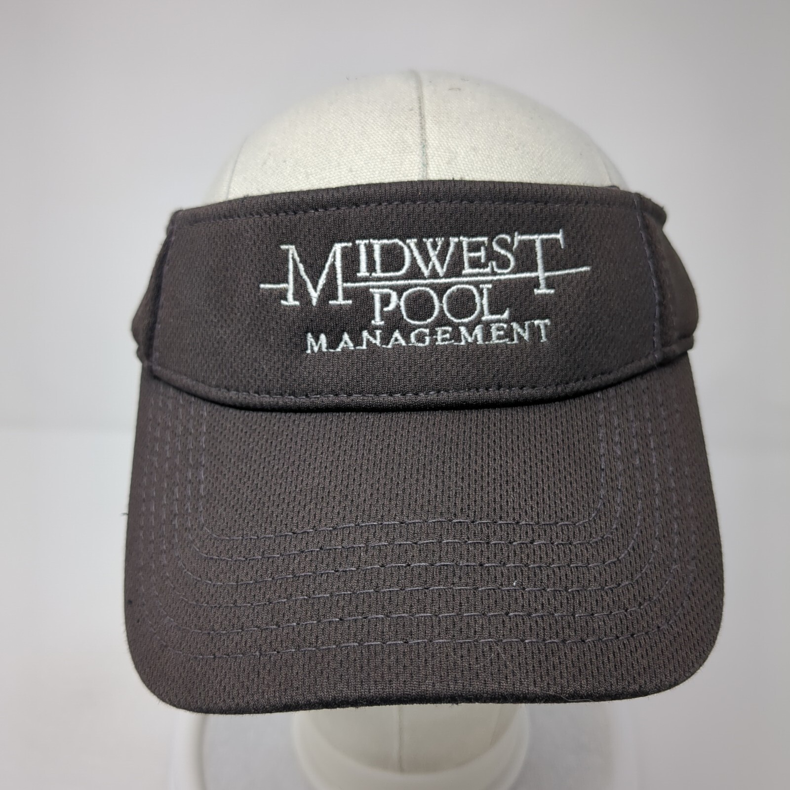 Midwest Pool Management Strapback Sun Visor Hat B… - image 2