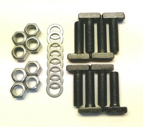 WILWOOD DISC BRAKE BACKING PLATE T BOLTS AND CRIMP LOCK NUTS ORIGINAL STYLE. - Bild 1 von 3
