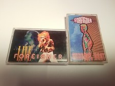 FOREIGNER - TESTED - Unusual Heat  Classic Hits Live - Lot Of 2 Cassette Tapes
