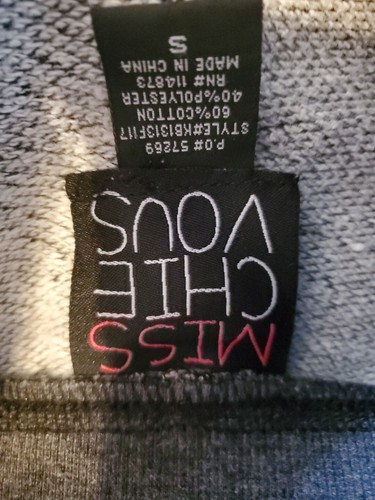 Girls Sweatpants LOVE Dark Gray Size Small - Picture 3 of 5