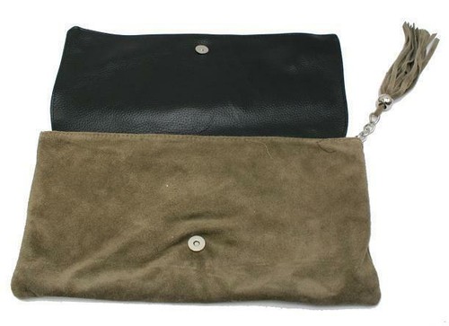 Lm Lulu Lm Lulu, Beige Suede Stud Handbag