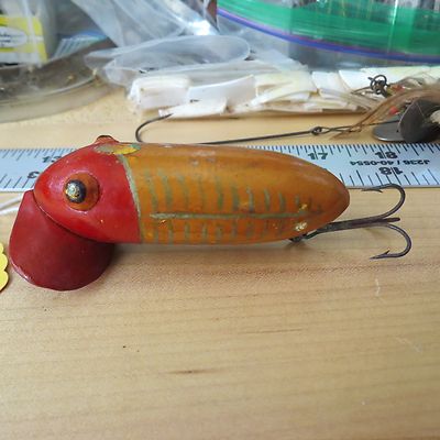 ルアー・フライ Jitterbug Arbogast Jointed Jitterbug 5/8 oz Fishing Lure - Black