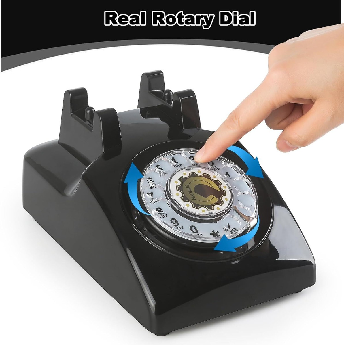 Rotary Dial Telephones Sangyn 1960'S Classic Old Style Retro