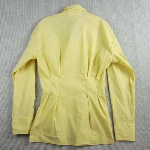 Remain Birger Christensen Shirt Top Womens 38 Yellow Charlotte Long Sleeve NEW - 第 2/20 張圖片