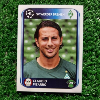 FIGURINE FOOTBALLERS PANINI 2010/11 CHAMPIONS WERDER BREMA n°38 PIZARRO 2011  