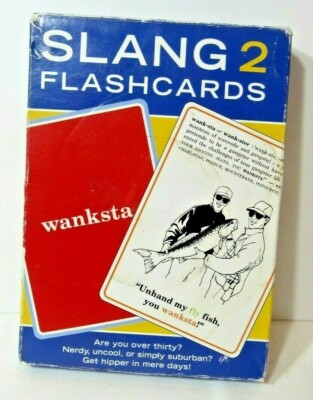 Slang 2 Flash Cards 60 Cards Original Box 2005 Knock Knock Jargon Humor