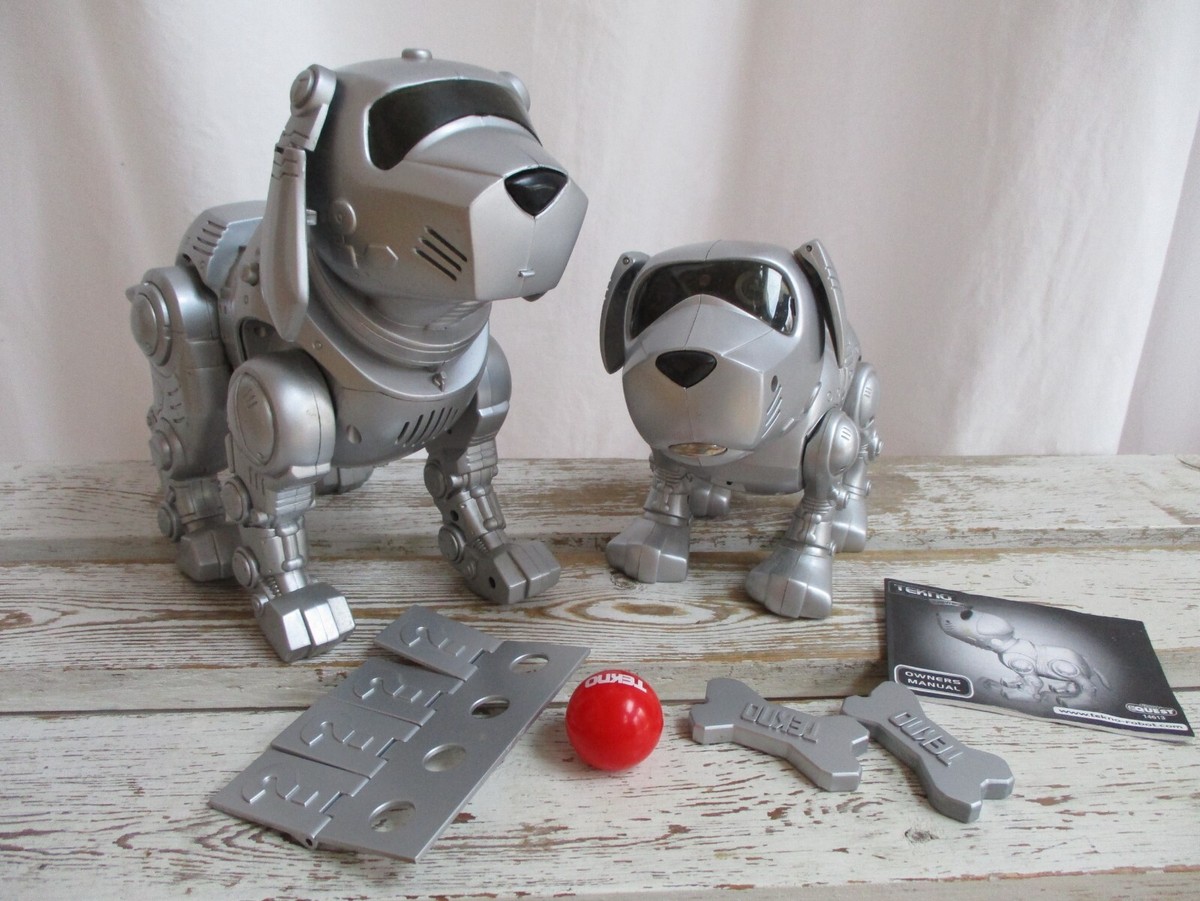 (2) Tekno The Robotic Puppy And Newborn Electronic Toys