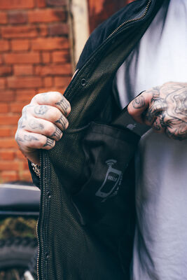 Camicia A Quadri Foderata In Lana West Coast Choppers WCCJS046RD - Foto 2