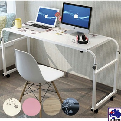 Mobile Over Bed Laptop Computer Desk Overbed Table Desktop