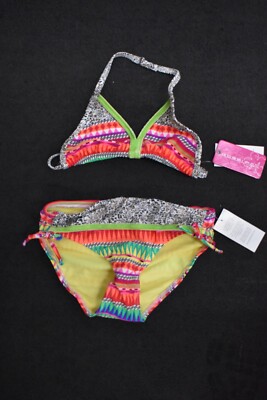 NEW GIRLS GOSSIP GIRL 2 PIECE SWIMSUIT SIZE 4