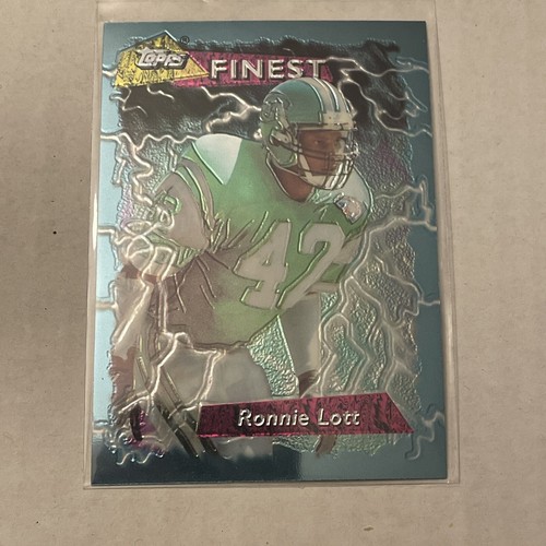 Ronnie Lott 1995 Topps Finest NFL Football Card 44 NY Jets eBay